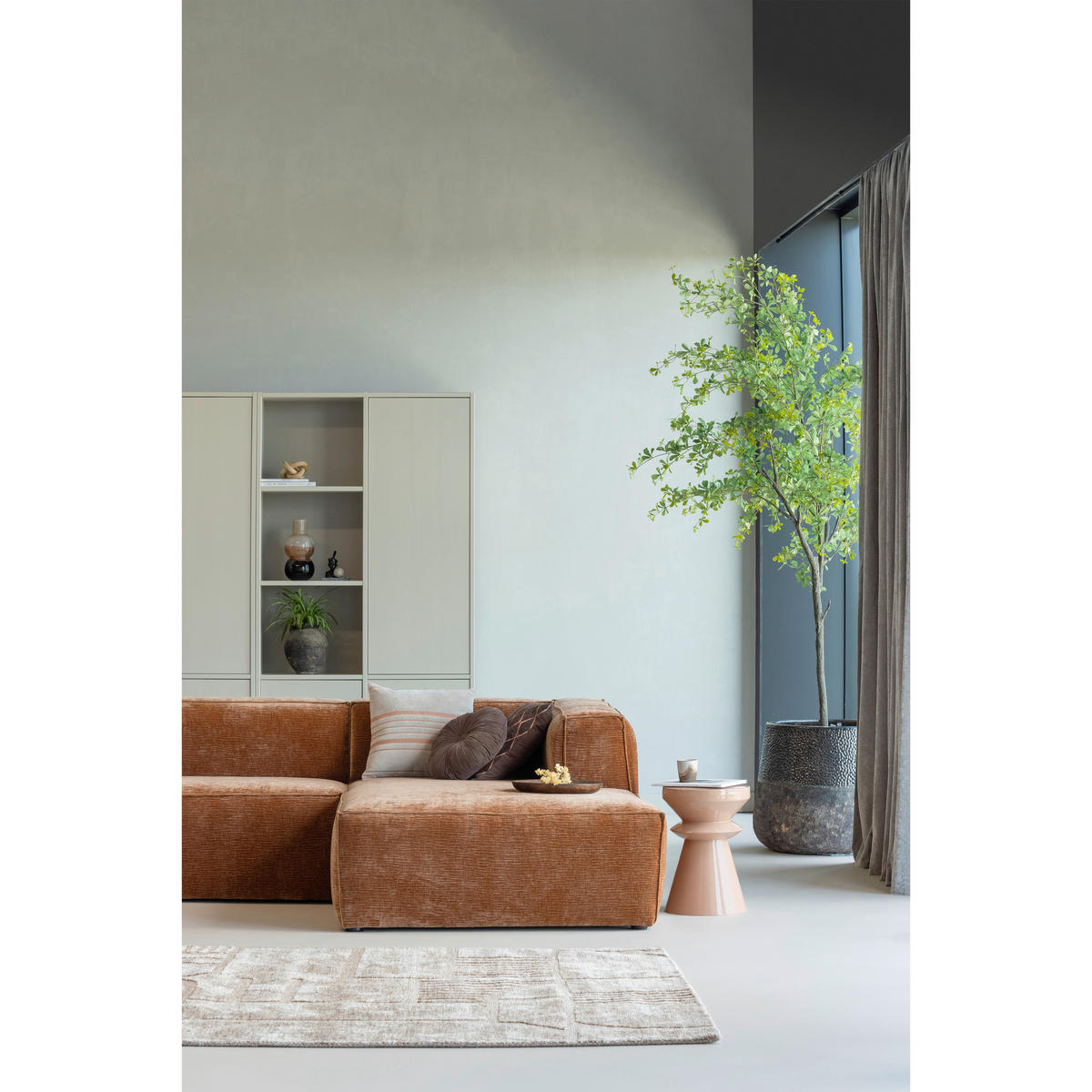 ZIERKISSENSET Aziz 45/45 cm  - Multicolor/Braun, Basics, Textil (45/45cm) - Livetastic