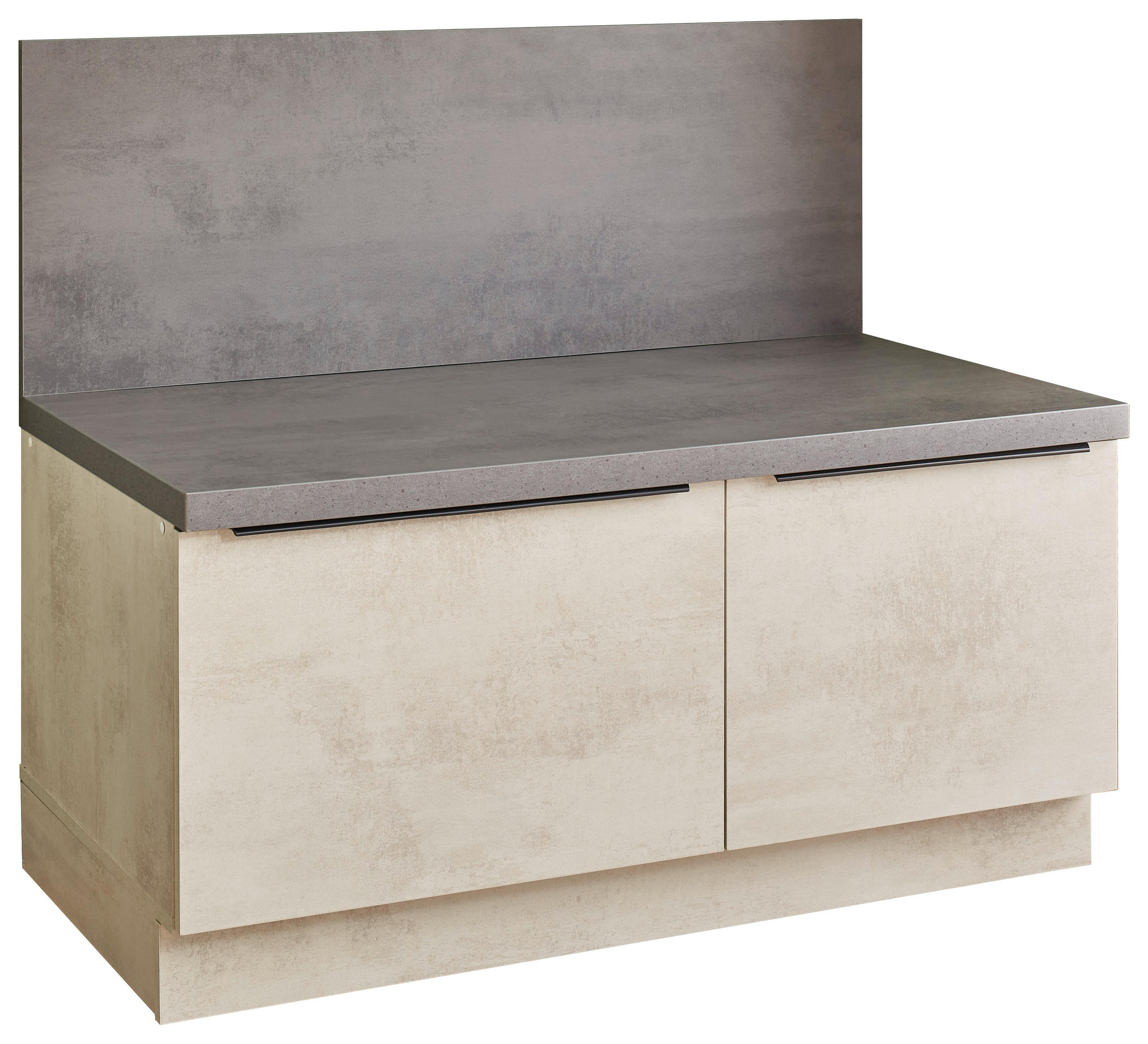 KÜCHENUNTERSCHRANK 110/94/60 cm  in Anthrazit, Weiß  - Anthrazit/Schwarz, Design, Holzwerkstoff/Kunststoff (110/94/60cm) - MID.YOU