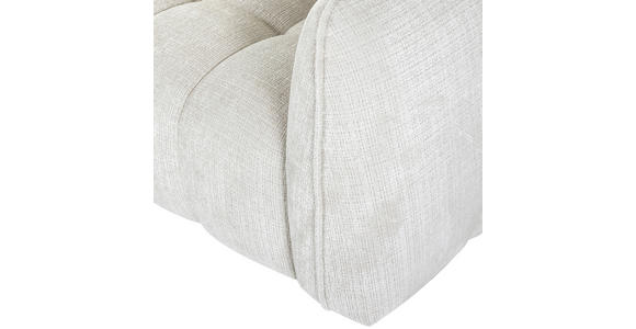 ECKSOFA in Chenille Creme  172/265 cm  - Creme/Schwarz, KONVENTIONELL, Kunststoff/Textil (172/265cm) - Carryhome