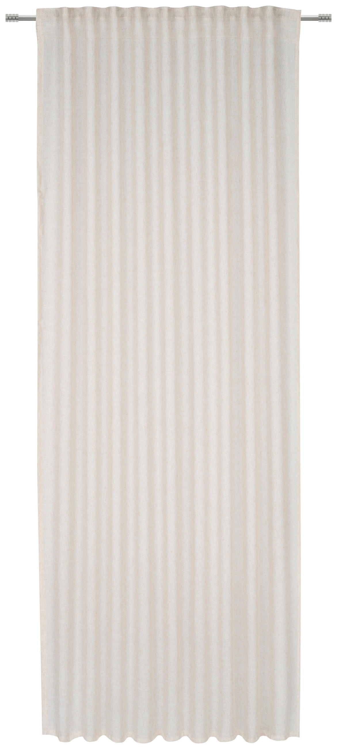 FERTIGVORHANG  halbtransparent   140/245 cm  - Beige, Basics, Textil (140/245cm) - Esposa