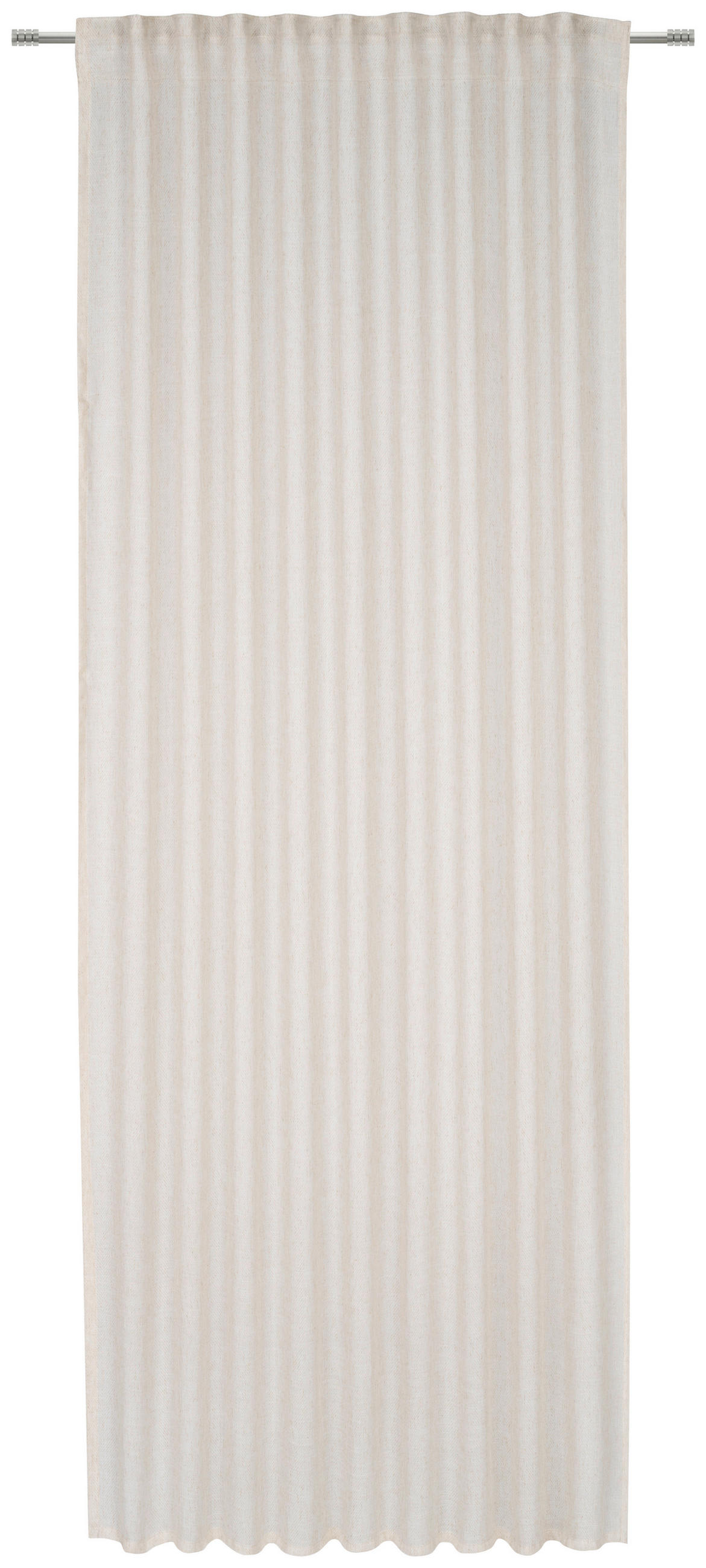 FERTIGVORHANG  halbtransparent   140/245 cm  - Beige, Basics, Textil (140/245cm) - Esposa