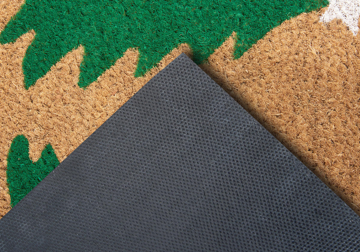 KOKOSMATTE  45/75 cm  Dunkelgrün, Hellbraun  - Hellbraun/Dunkelgrün, KONVENTIONELL, Naturmaterialien/Kunststoff (45/75cm)