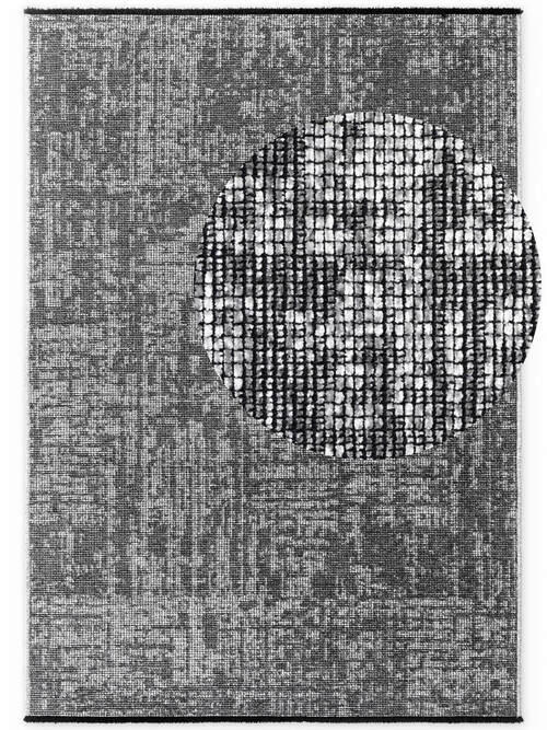 TEPPICH 160/230 cm Brilliance Grau, Silberfarben  - Silberfarben/Grau, Basics, Kunststoff/Textil (160/230cm) - Elle Decoration