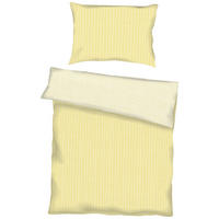 BETTWÄSCHE Makosatin 140/200 cm  - Gelb, KONVENTIONELL, Textil (140/200cm) - Kaeppel