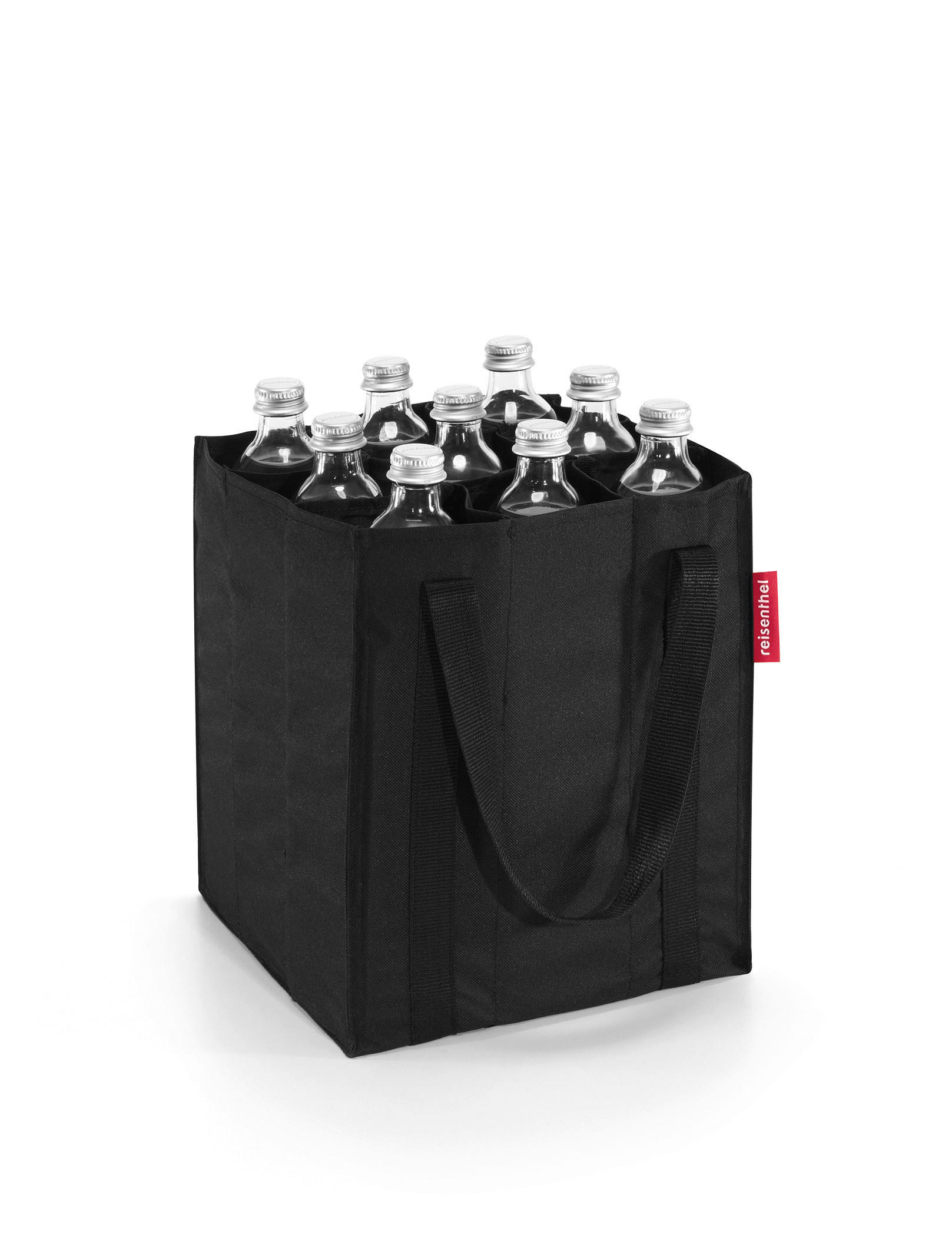Bottle Bag  - Schwarz, Basics, Textil (24/28/24cm) - Reisenthel