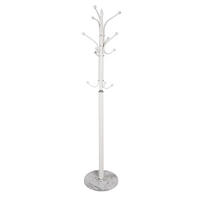 VJEŠALICA SAMOSTOJEĆA bijela  metal, kamen   - bijela, Design, kamen/metal (40/177/40cm) - Carryhome