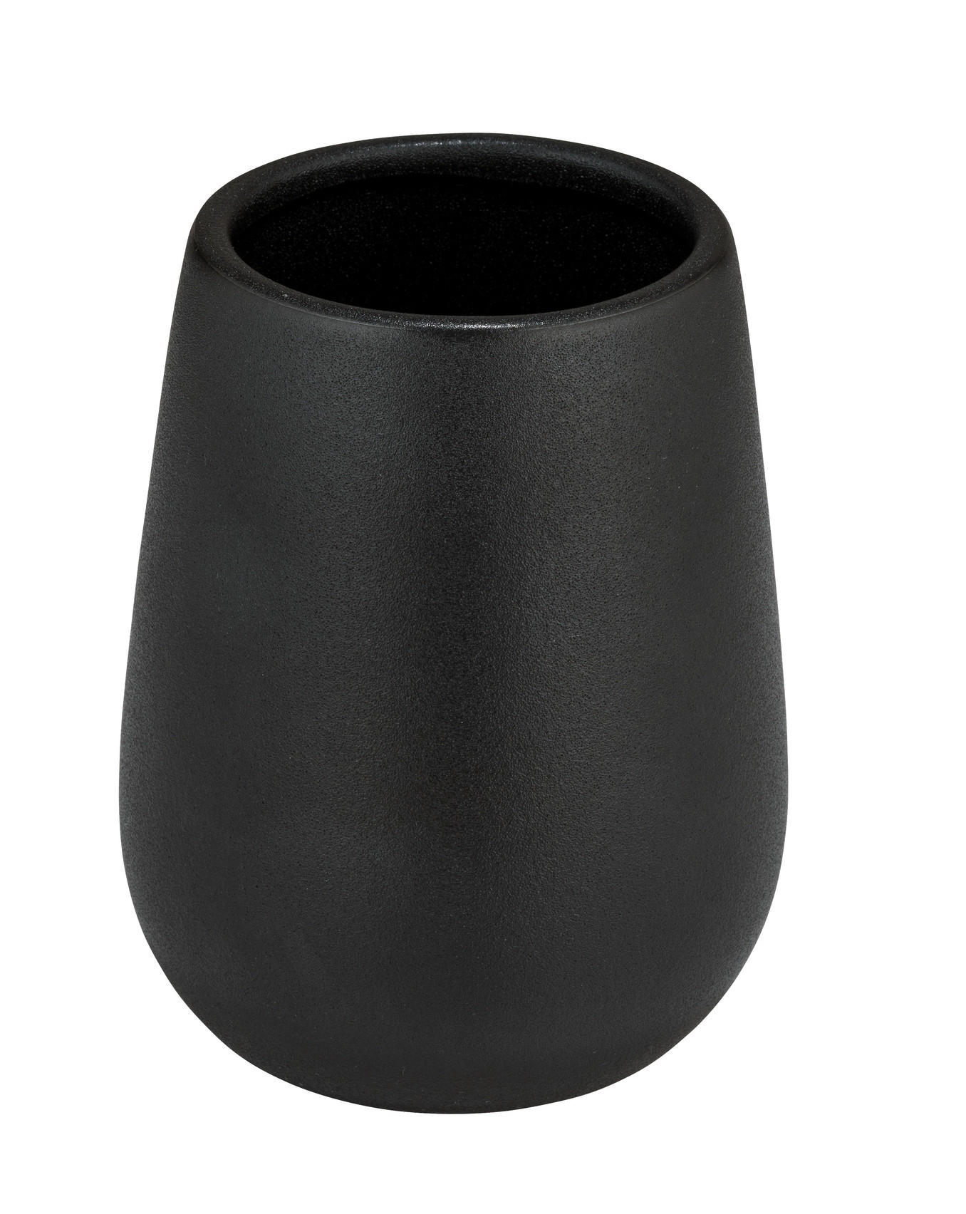 ZAHNPUTZBECHER NERNO  - Schwarz, Basics, Keramik (6,5/11,5/6,5cm) - Wenko