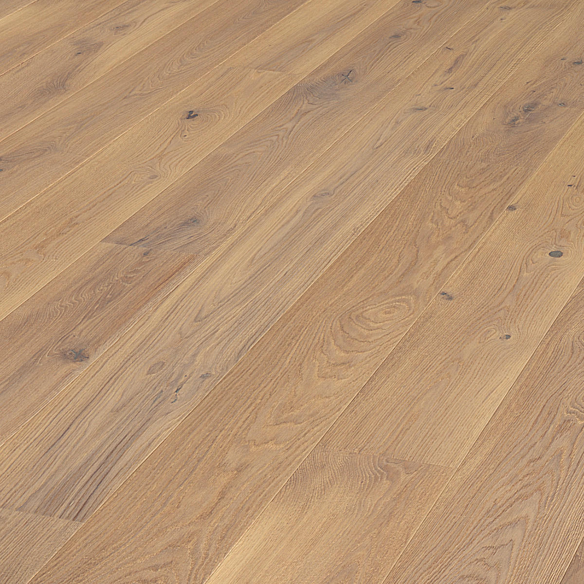 LANDHAUSDIELE,  Eiche weiß  per  m² - Eichefarben/Weiß, LIFESTYLE, Holz (170,5/17.6/1.2cm) - Waldwelt