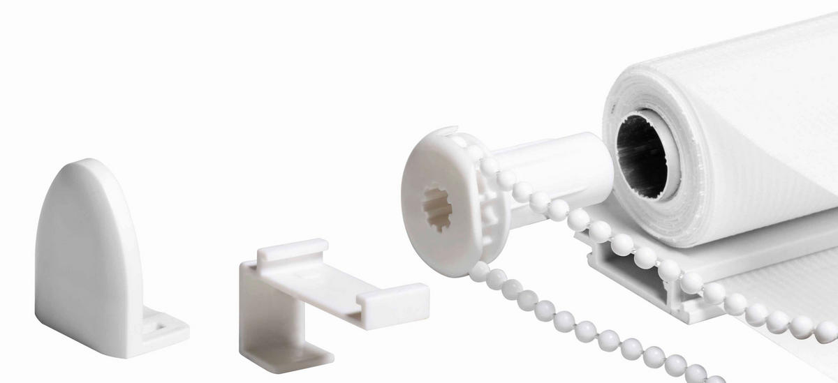 DOPPELROLLO  halbtransparent  140/160 cm    - Braun, Basics, Textil (140/160cm)