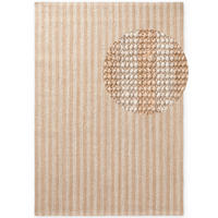 JUTETEPPICH Wohnzimmer 200/300 cm Harvest Creme, Goldfarben rechteckig  - Goldfarben/Creme, Design, Textil (200/300cm) - Elle Decoration