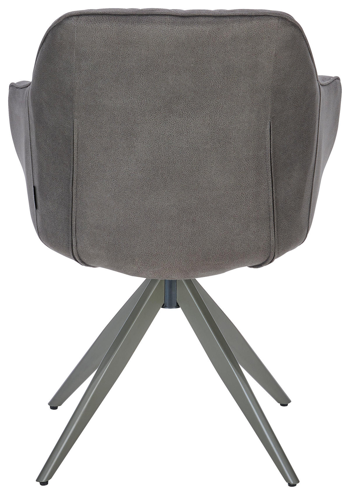ARMLEHNSTUHL  in Eisen Webstoff  - Dunkelgrau, MODERN, Textil/Metall (59/84/59cm) - Livetastic