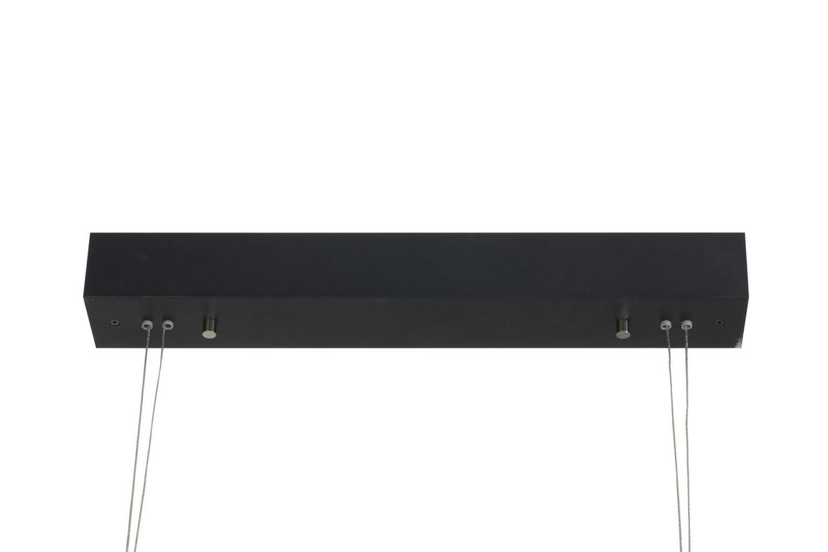 LED-HÄNGELEUCHTE 130/6,5/155 cm  - Schwarz, Basics, Holz/Metall (130/6,5/155cm) - Dieter Knoll
