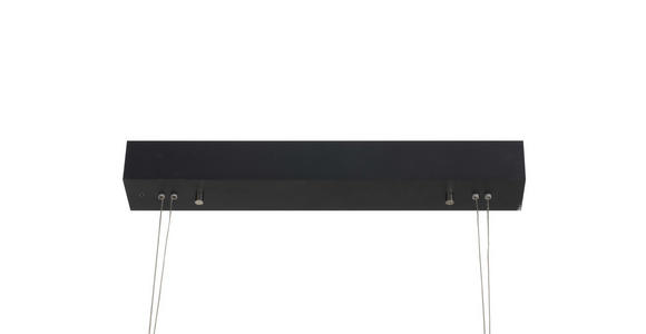 LED-HÄNGELEUCHTE 130/6,5/155 cm  - Schwarz, Basics, Holz/Metall (130/6,5/155cm) - Dieter Knoll