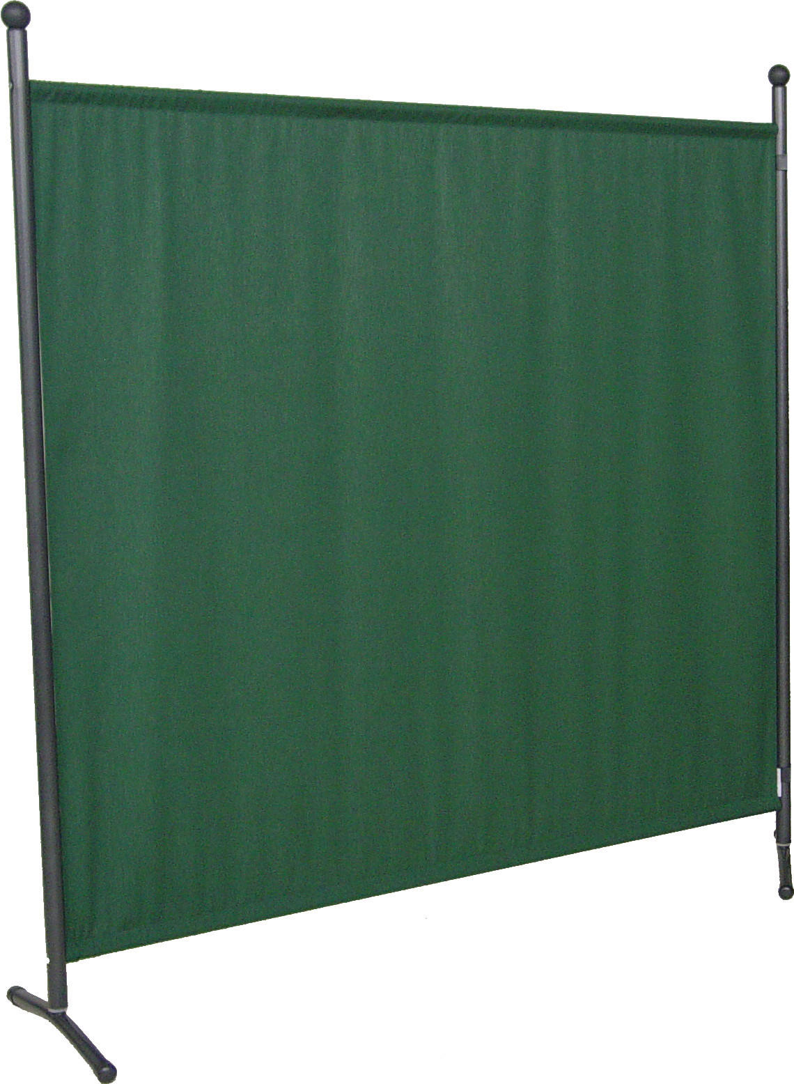 SICHTSCHUTZ - Grau/Grün, Basics, Textil/Metall (178/178/51cm) - Boxxx