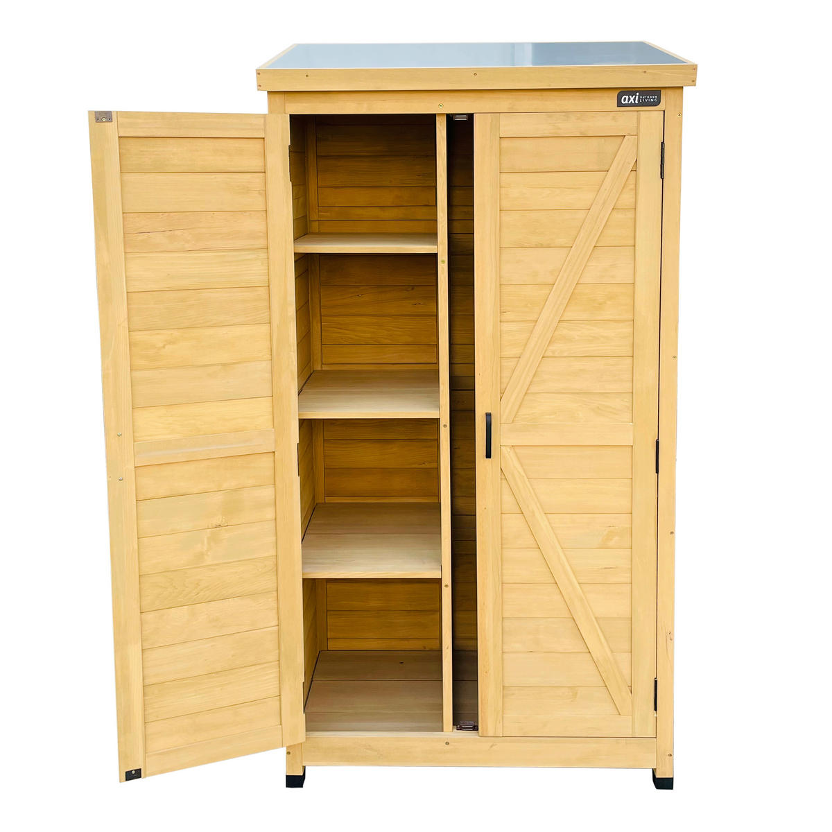 SKŘÍŇKA NA NÁŘADÍ 52/85/174 cm   - hnědá, Basics, dřevo (52/85/174cm) - Ambia Garden