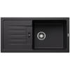 SPÜLE 526082  - Schwarz, Basics, Stein (86/18/43,5cm) - Blanco