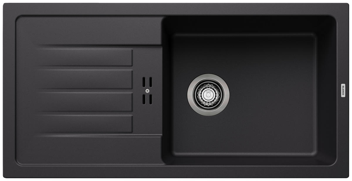 SPÜLE 526082  - Schwarz, Basics, Stein (86/18/43,5cm) - Blanco