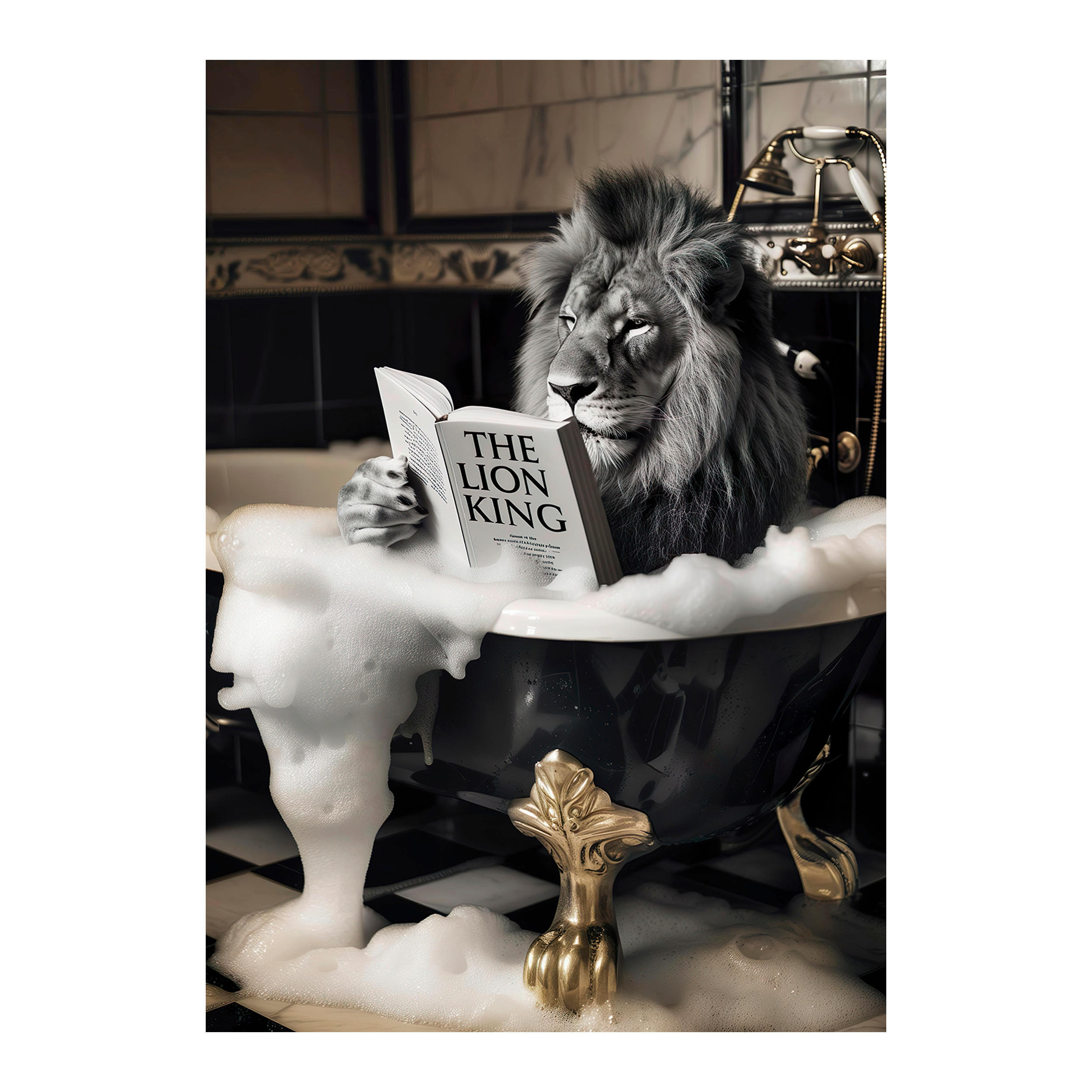 Monee SKLENENÝ OBRAZ, zvieratá, 80/120 cm