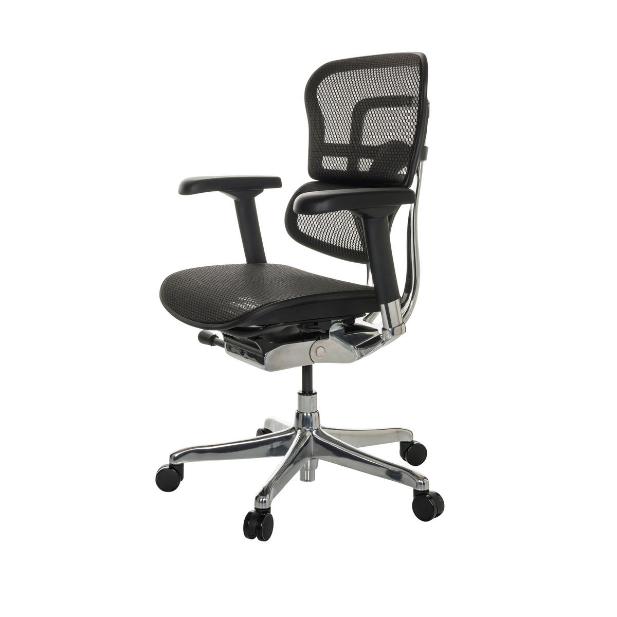 SNURRSTOL  i nät svart  - silver/svart, Basics, metall/textil (69/107-122/64cm) - MID.YOU