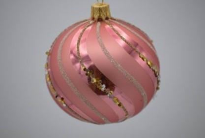 CHRISTBAUMKUGEL 7 cm  - Dunkelrot, Basics, Glas/Metall (7cm) - X-Mas