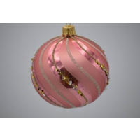 CHRISTBAUMKUGEL 7 cm  - Dunkelrot, Basics, Glas/Metall (7cm) - X-Mas