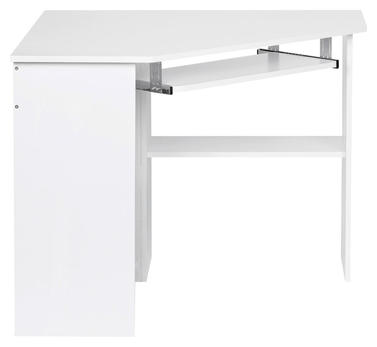 PISAĆI STOL KUTNI  bijela  drvni materijal  - bijela, Konvencionalno, drvni materijal (88,5/127/73cm) - MID.YOU