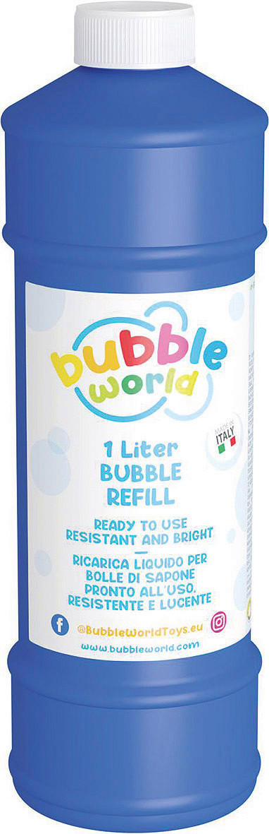 SEIFENBLASENFLÜSSIGKEIT SEIFENBLASENFLÜSSIGKEIT 1 LITER  - Hellblau, Basics, Kunststoff (26/9/9cm)