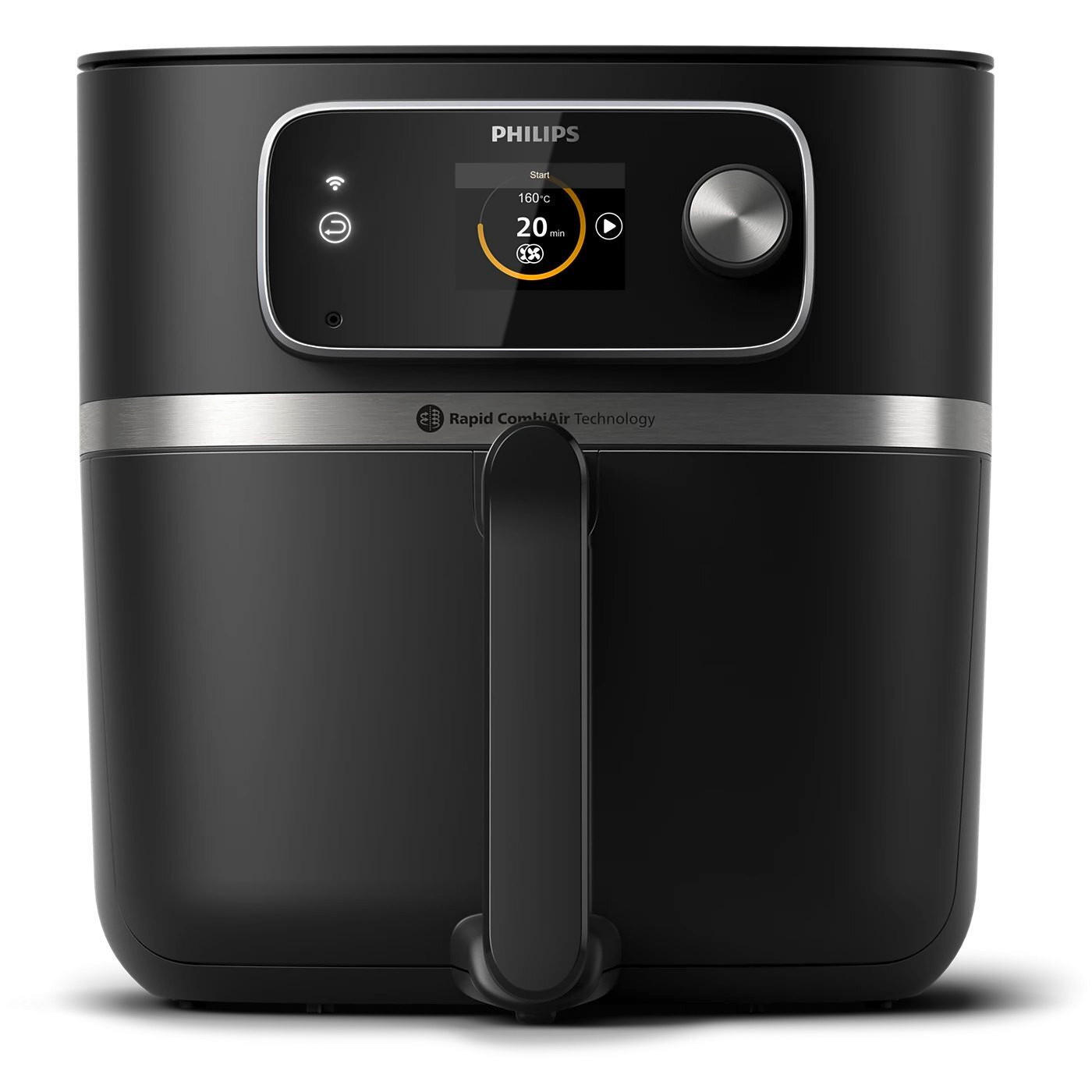 PHILIPS AIRFRYER HD9880/90   - crna, Osnovno, metal/plastika (38.5/43/48.5cm) - Philips