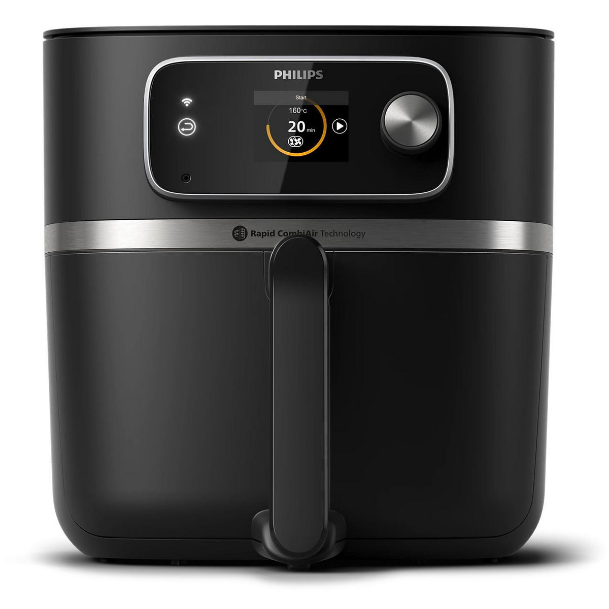 PHILIPS AIRFRYER HD9880/90   - crna, Osnovno, metal/plastika (38.5/43/48.5cm) - Philips
