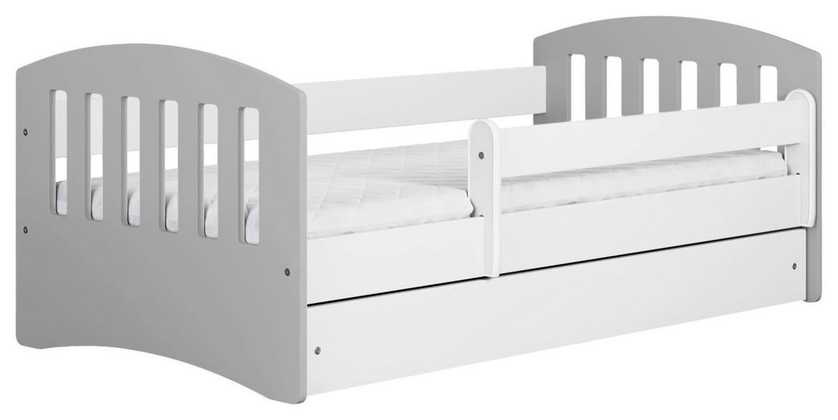 KINDER-/JUNIORBETT - Birkefarben/Weiß, MODERN, Holz/Holzwerkstoff (80/140cm) - MID.YOU