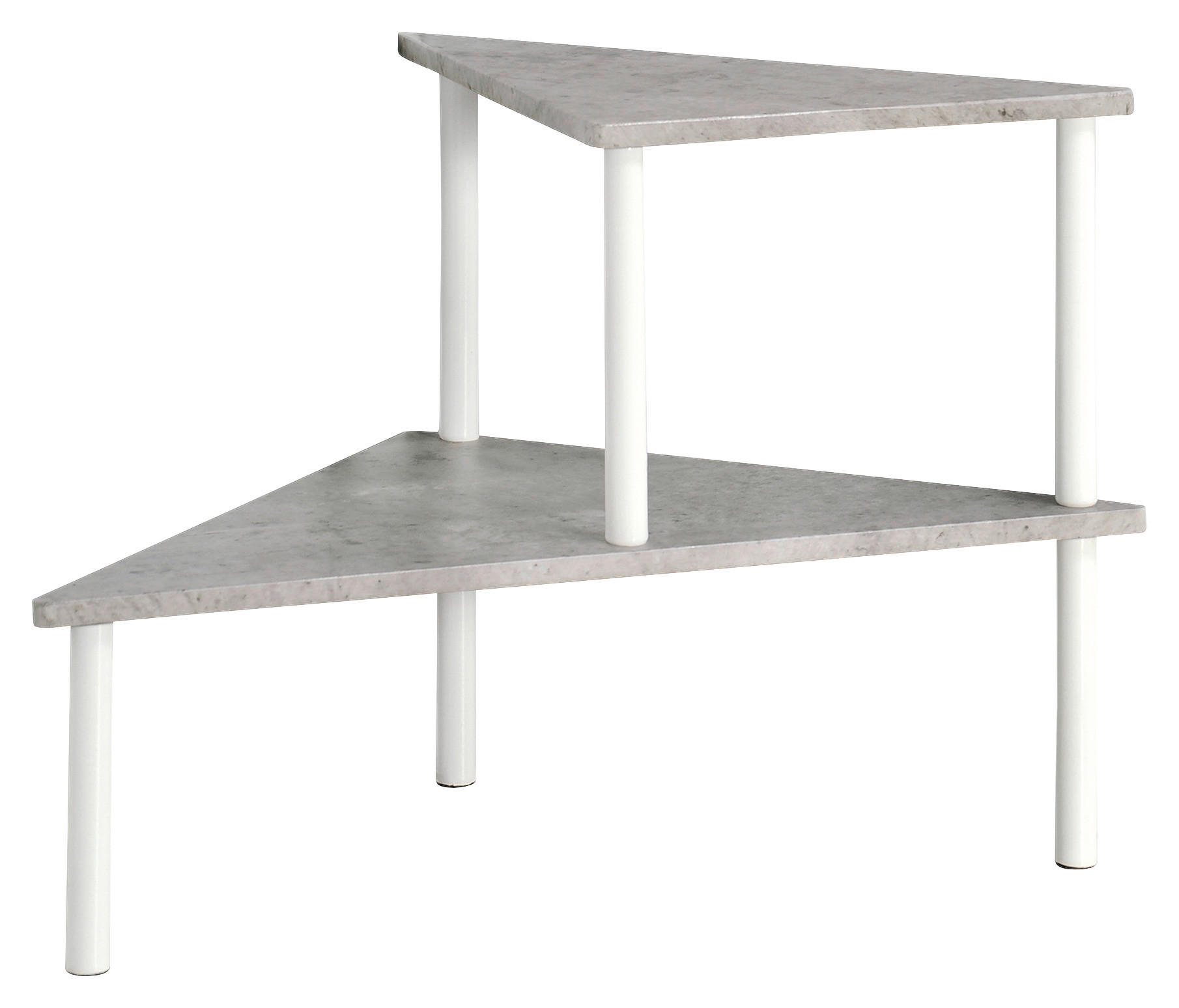 KÜCHENREGAL  - Weiß/Grau, Basics, Holzwerkstoff/Metall (53/38/38cm)