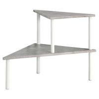 KÜCHENREGAL  - Weiß/Grau, Basics, Holzwerkstoff/Metall (53/38/38cm)