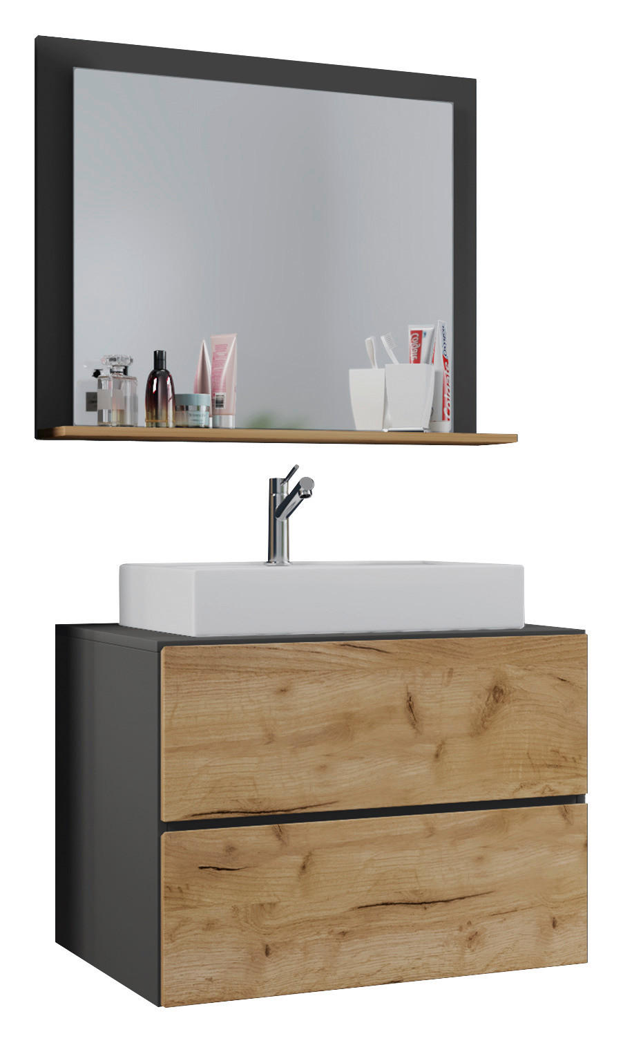 BADRUM 80 cm antracit, honungsek /80 cm