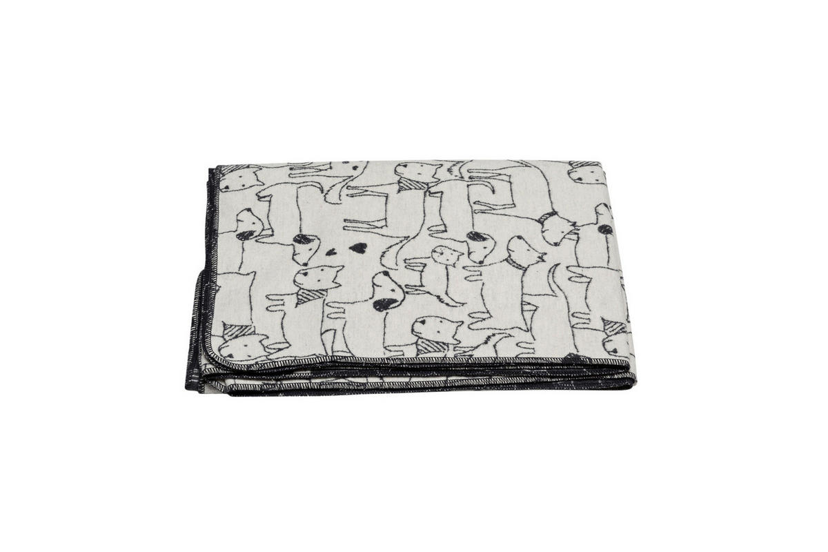 DEKA, bavlna, 140/200 cm - čierna/biela, Basics, textil (140/200cm) - David Fussenegger