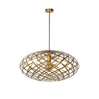 HÄNGELEUCHTE WOLFRAM 65/162 cm   - Messingfarben, KONVENTIONELL, Metall (65/162cm) - Lucide