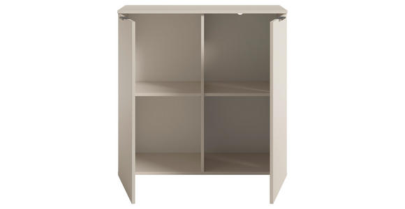 KOMMODE in 90/90/40 cm - Kaschmir/Schwarz, Basics, Holzwerkstoff/Kunststoff (90/90/40cm) - Carryhome