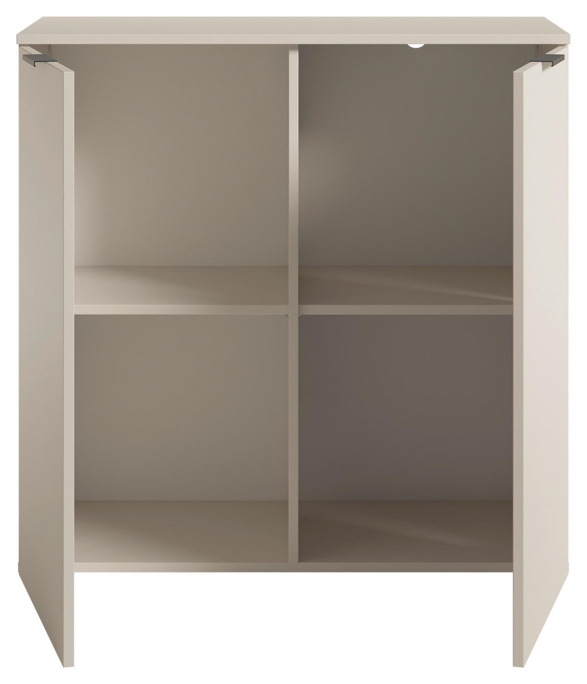KOMODA  90/90/40 cm  kašmir  - kašmir/crna, Osnovno, pločasti materijal/plastika (90/90/40cm) - Xora