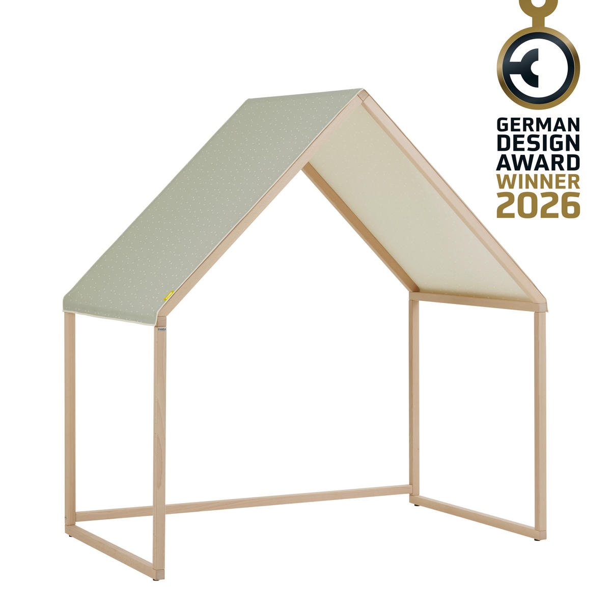 BALDAHIN  Little PAIDI House  - zelena, Basics, tekstil (97/235cm) - Paidi