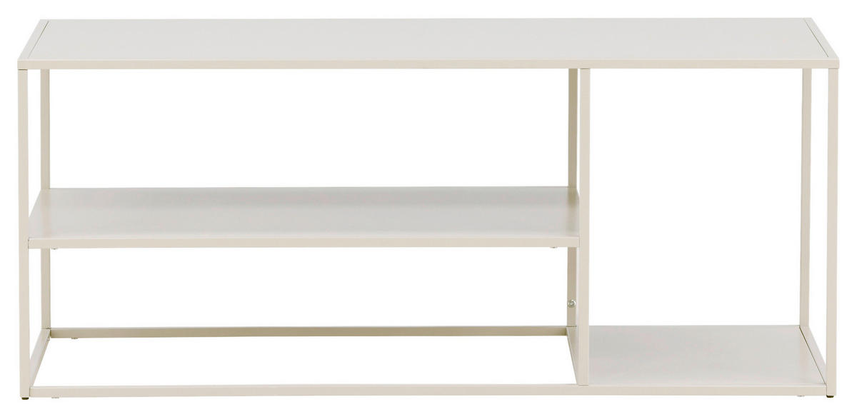 COUCHTISCH in Metall 120/50/50 cm  - Beige, Design, Metall (120/50/50cm) - Livetastic