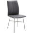 STUHL in Metall, Leder Grau, Edelstahlfarben - Edelstahlfarben/Grau, Design, Leder/Metall (46/93/57cm) - Dieter Knoll STUHL in Metall, Leder Grau, Edelstahlfarben - Edelstahlfarben/Grau, Design, Leder/Metall (46/93/57cm) - Dieter Knoll