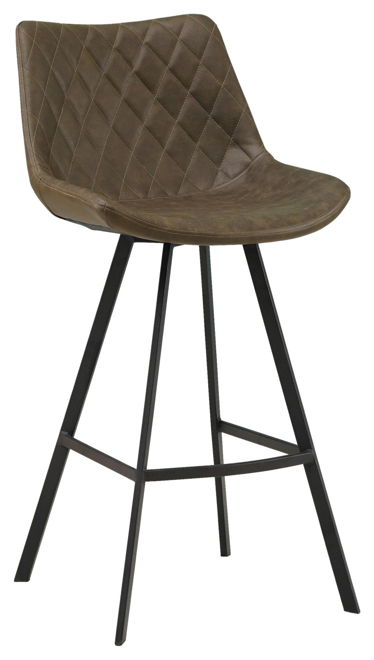 SADA BAROVÝCH ŽIDLÍ 2 kusy - černá/zelená, Konvenční, kov/textil (50/102/55cm) - MID.YOU