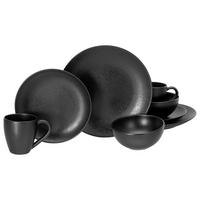 KOMPLETT SERVIS Magic Black 8 delar  - svart, Basics, keramik - Creatable