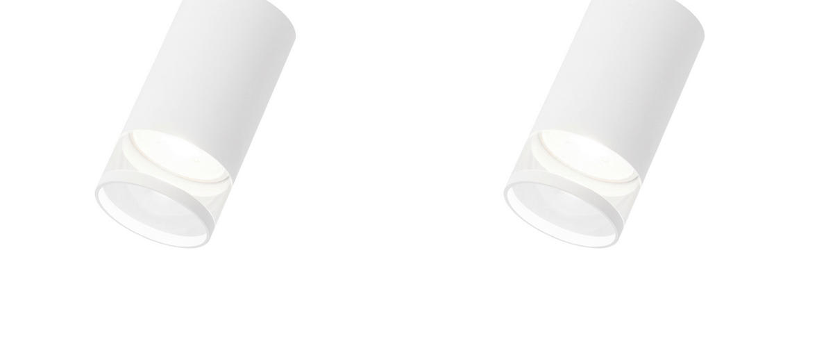 DECKENSTRAHLER Virella 13.5 cm  - Weiß, KONVENTIONELL, Metall (13.5cm)