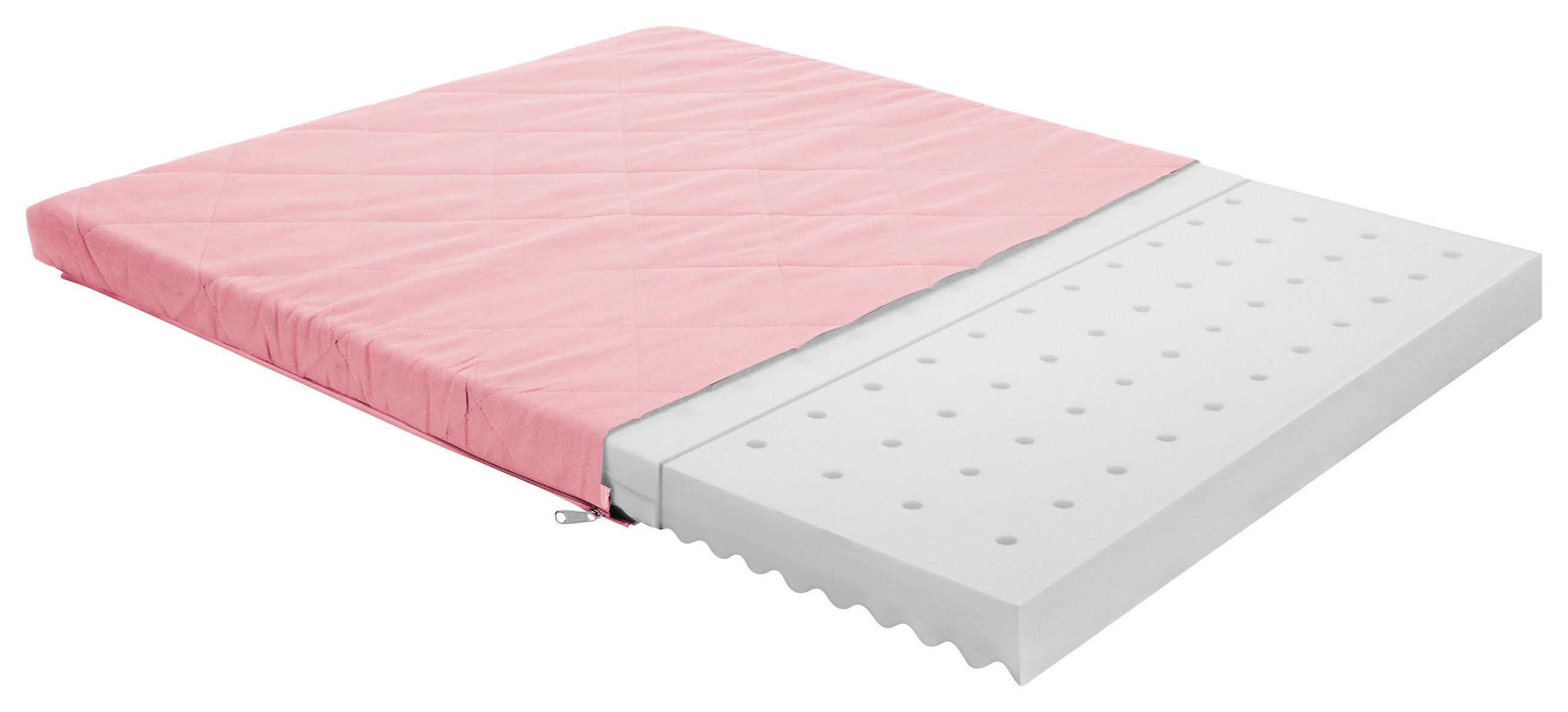 JÁRÓKA MATRAC SCOTTY  - rózsaszín, Basics, textil (90,0/72,0/5,0cm) - Paidi