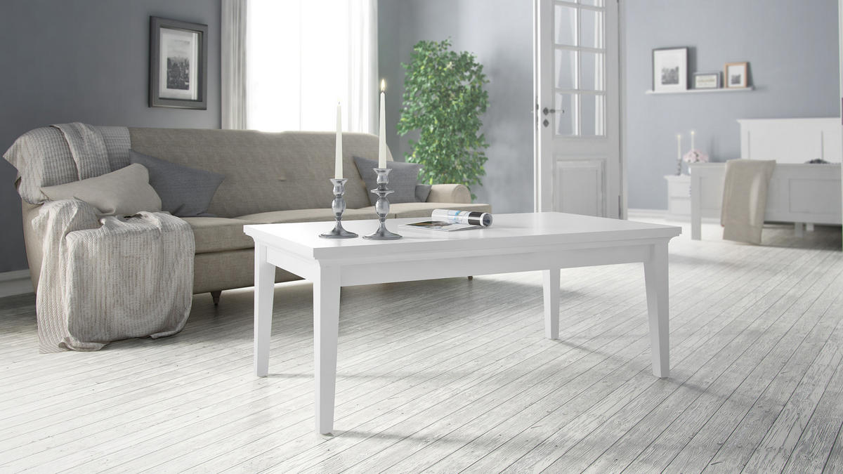 SOFFBORD - vit, Design, trämaterial (75/52,5/135cm) - Hom`in