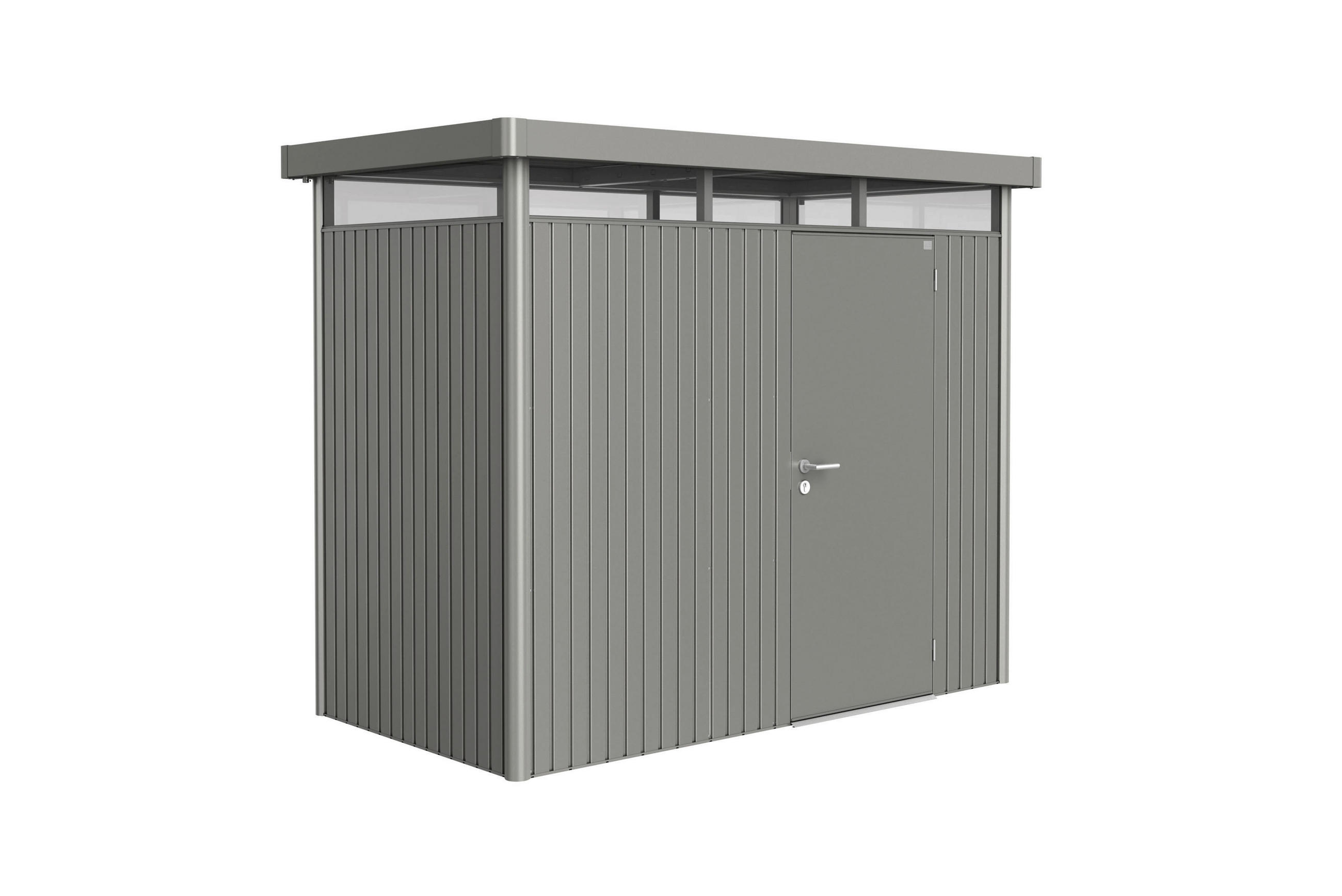 GERÄTEHAUS 275/222/155 cm  - Anthrazit, Design, Metall (275/222/155cm) - Biohort