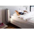 POLSTERBETT Beleuchtung 140/200 cm  in Creme  - Creme/Schwarz, MODERN, Textil/Metall (140/200cm) - Novel
