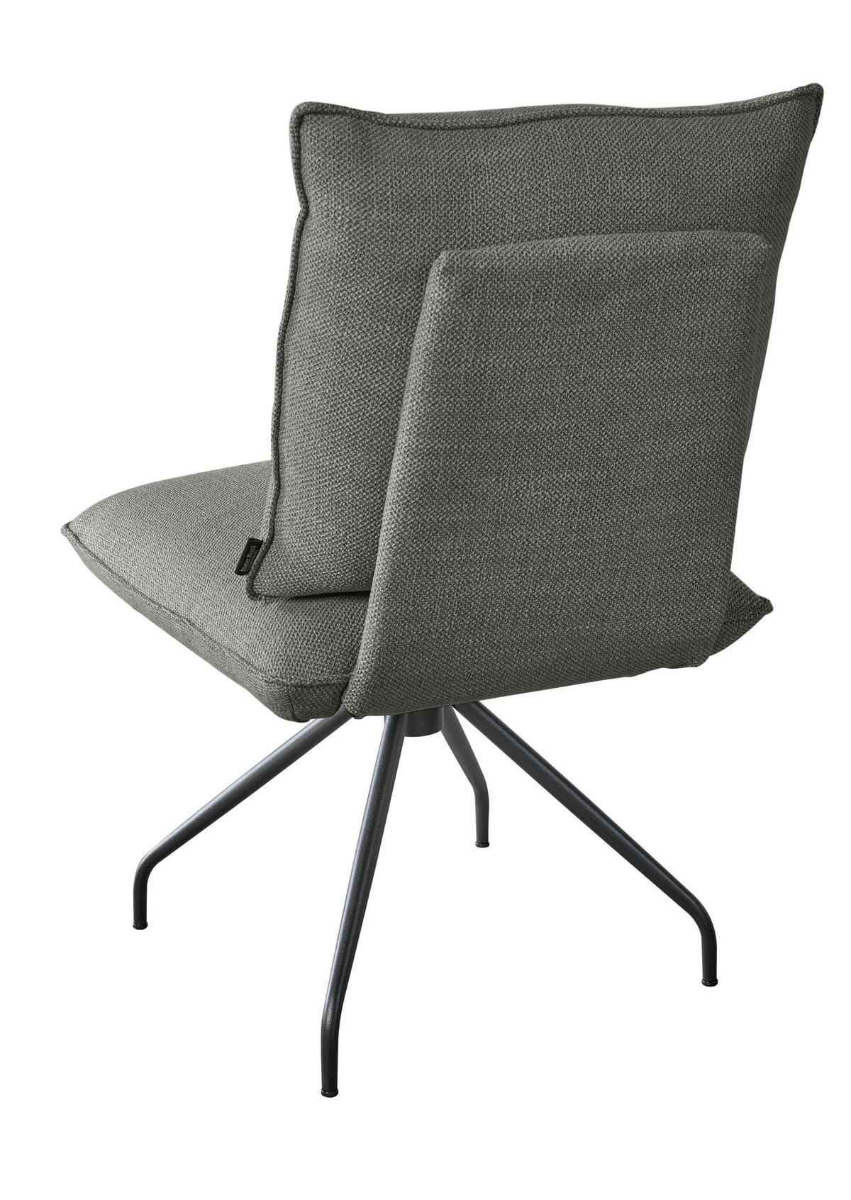 STUHL - Schwarz/Grau, Design, Textil/Metall (50/90/70cm) - Dieter Knoll