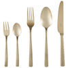 BESTECKSET SUNSET GLOSSY 30-teilig Edelstahl  - Goldfarben, Design, Metall - Justinus