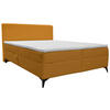 BOXBETT 160/200 cm  in Currygelb  - Currygelb/Schwarz, Design, Holz/Holzwerkstoff (160/200cm) - Xora